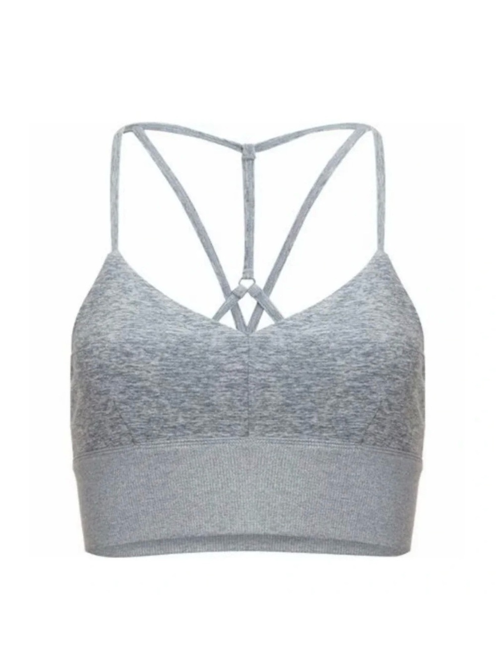 Alo Yoga XS Lavish bra heather gray